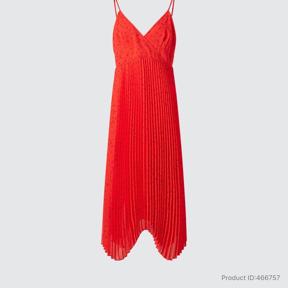 NWOT Uniqlo C Pleated Camisole Dress